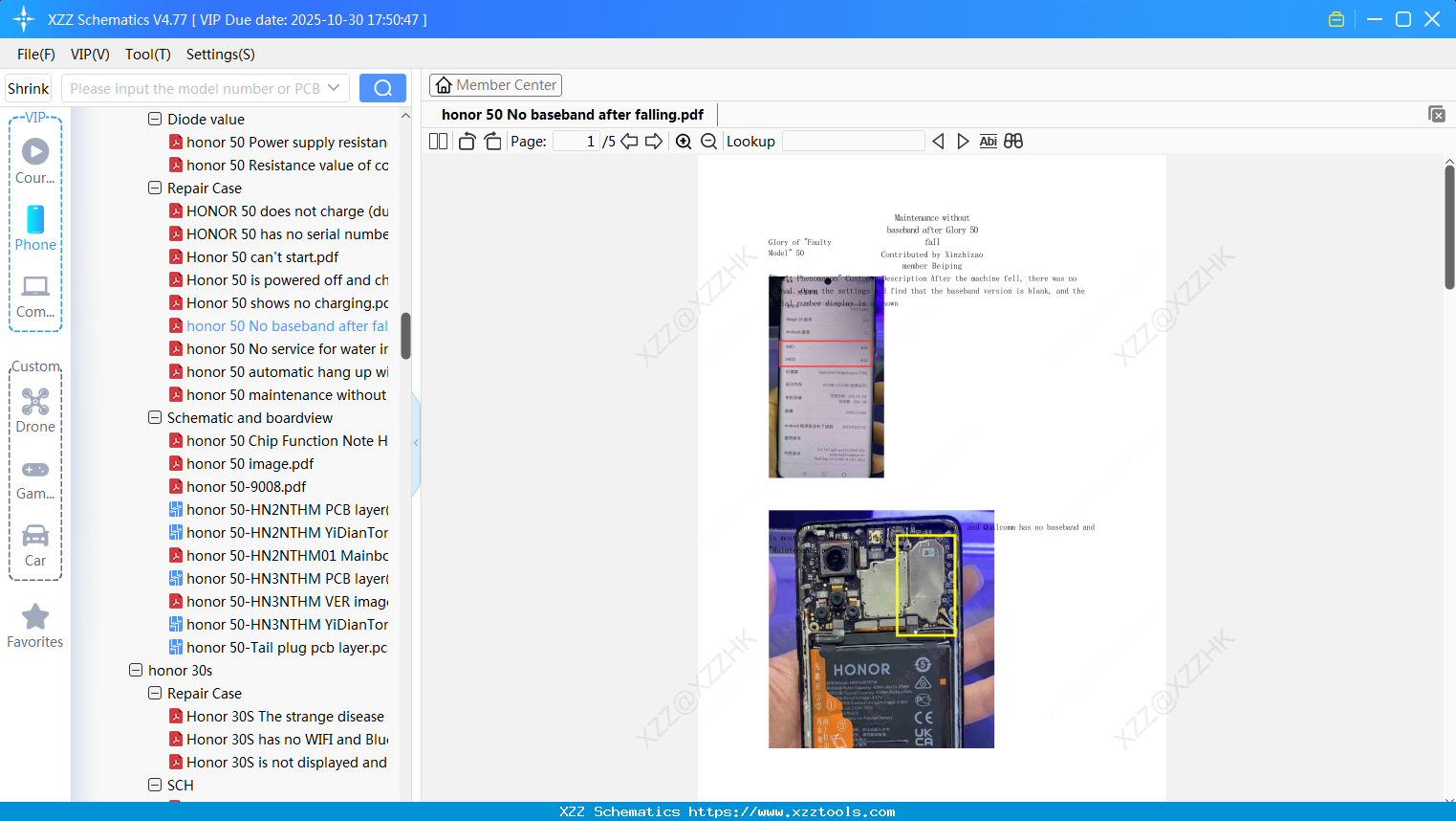 Honor 50 No Baseband After Falling